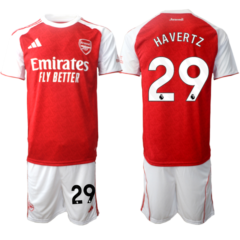 Men 2025-2026 Club Arsenal home red #29 Soccer Jersey 01